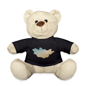 Mongolia - Teddy Bear - black - Front