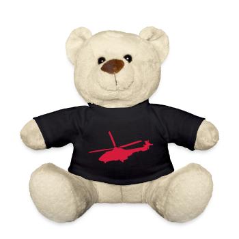 hélicoptère - Nounours - noir - Devant