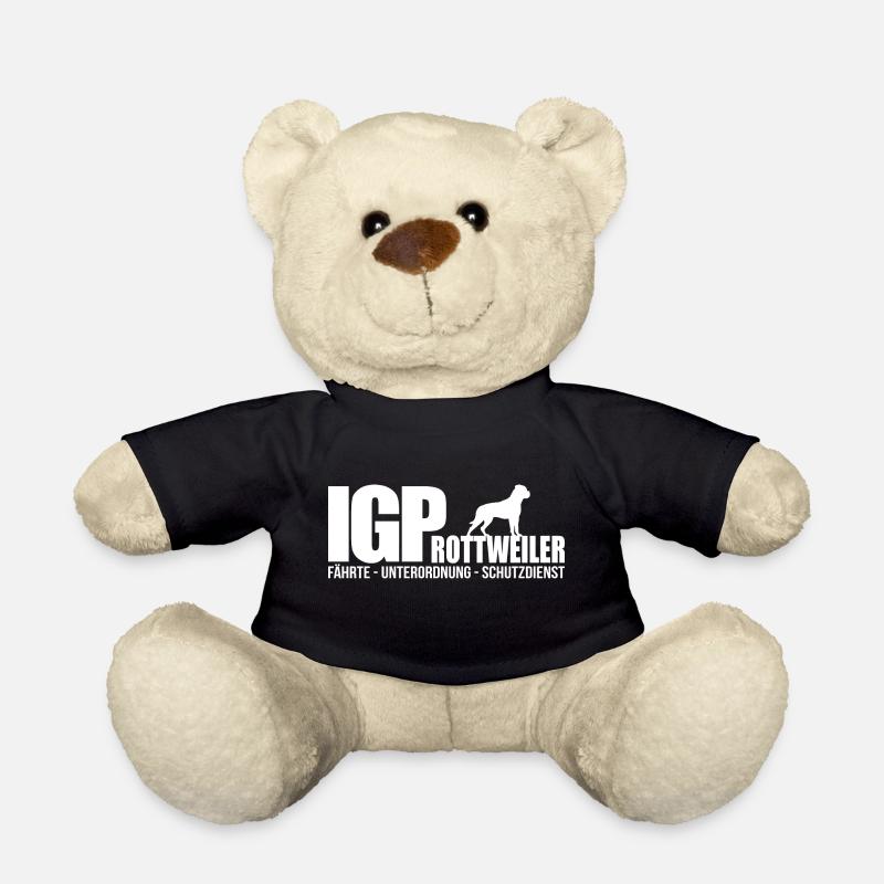 IGP ROTTWEILER Wilsigns Hunde Hundesport Geschenk - Teddy - Schwarz
