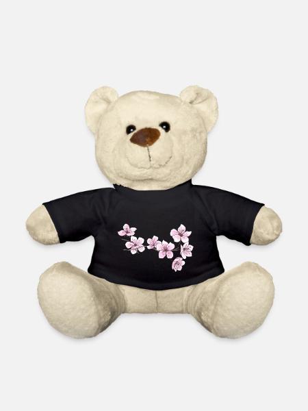 fleurs de cerisier - Nounours - noir