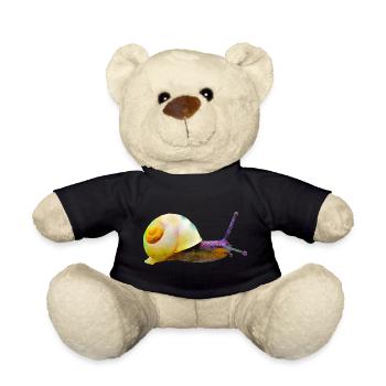 schnecke tier natur - Teddy - Schwarz - Vorne