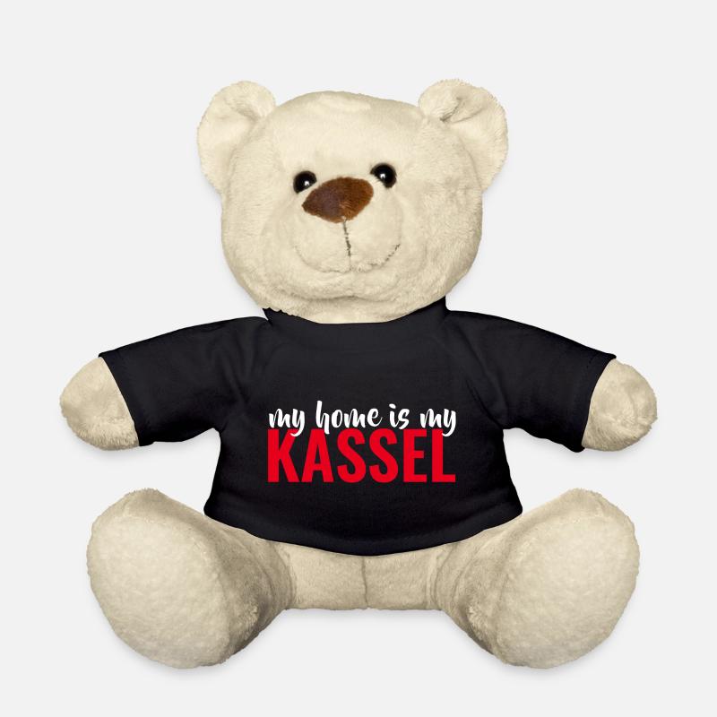 MY HOME IS MY KASSEL - CASTLE Du bist Kasseler? - Teddy - Schwarz