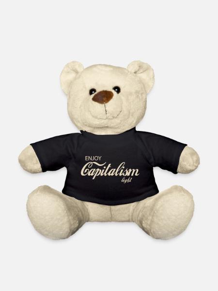 Enjoy Capitalism light - Teddy - Schwarz