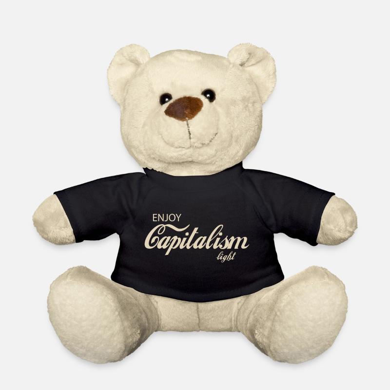 Enjoy Capitalism light - Teddy - Schwarz
