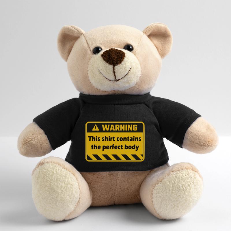 Warning Teddy Bear