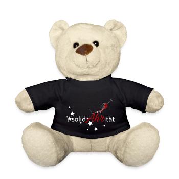 Solidahrität xmas - white - Teddy - Schwarz - Vorne