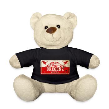 Bregenz Österreich Vintage Schild - Teddy - Schwarz - Vorne