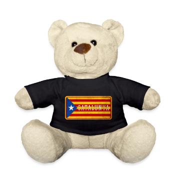 Catalonia Vintage Sign - Teddy Bear - black - Front