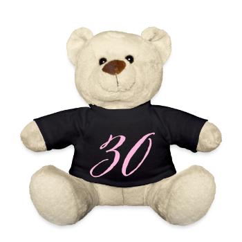30e anniversaire 30 ans - Nounours - noir - Devant