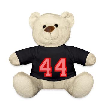 Cool Retro Retrostyle Numéro de maillot numéro de dos - Nounours - noir - Devant