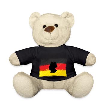 Deutschland - Teddy - Schwarz - Vorne