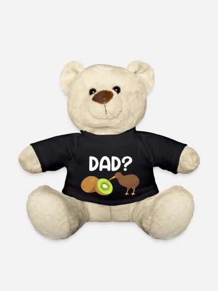 Kiwi Vogel Neuseeland Geschenk - Teddy - Schwarz