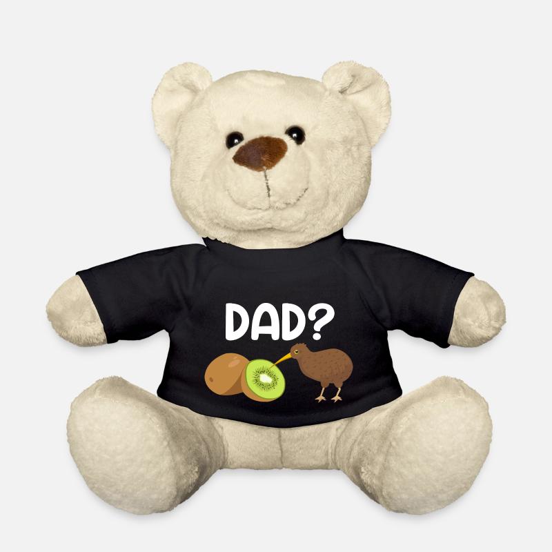 Kiwi Vogel Neuseeland Geschenk - Teddy - Schwarz