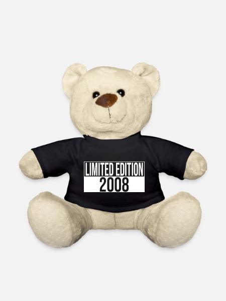Limited Edition 2008 Geburtstag Geschenkidee - Teddy - Schwarz