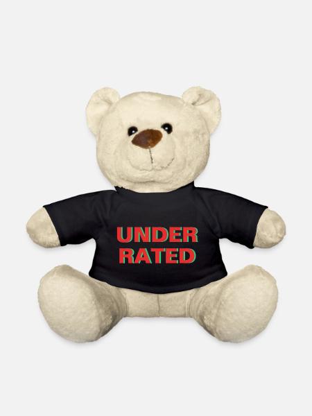 Underrated - Teddy Bear - black