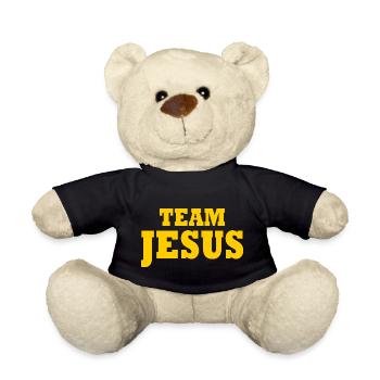 Team jesus - Teddy Bear - black - Front