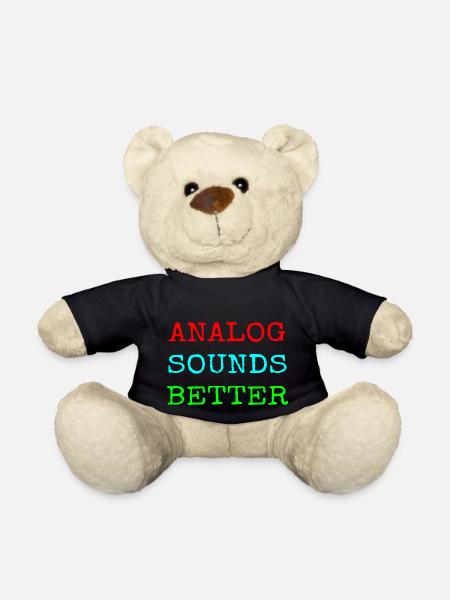 Analog Sound Better - Teddy - Schwarz