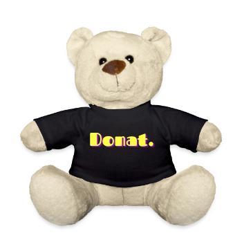 Donat - Teddy Bear - black - Front