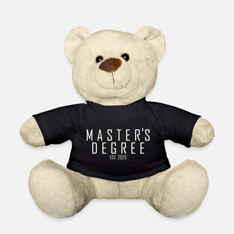 Master's Degree EST.2023 - Teddy Bear - black