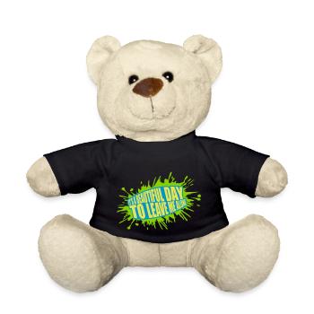 leave me alone day - Teddy Bear - black - Front