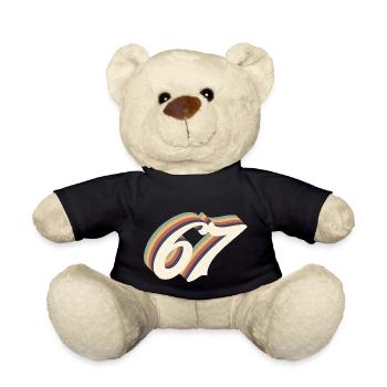 Vintage 67th Anniversary - Teddy - Schwarz - Vorne