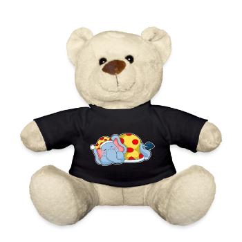 Pyjama de couchage éléphant - Nounours - noir - Devant