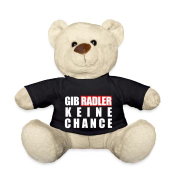 Gib Radler keine Chance - Teddy - Schwarz - Vorne