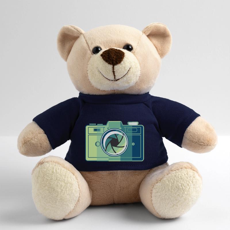 Retro Film Camera Teddy Bear