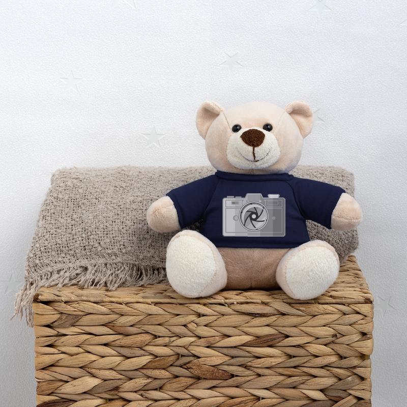 Retro Film Camera Teddy Bear