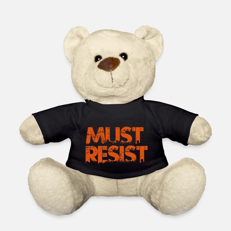 Must Resist - Teddy Bear - black