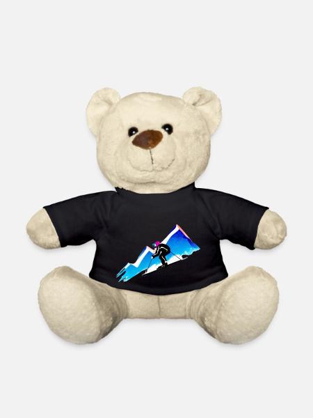 Skifahren Ski Skifahroutfit Skidesign Skifahrer - Teddy - Schwarz