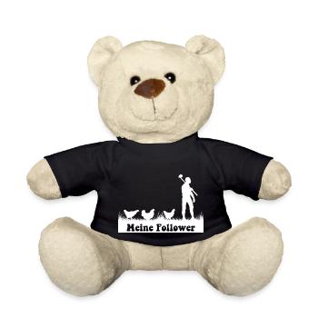 Landwirt Bauer Farmer - Teddy - Schwarz - Vorne