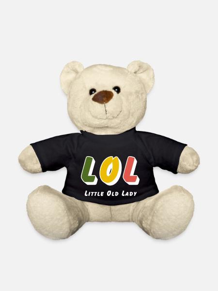 LOL - Petite vieille dame - Nounours - noir
