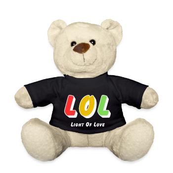 LOL - Light of Love - Teddy Bear - black - Front