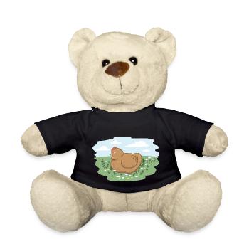 Glucke - Teddy - Schwarz - Vorne