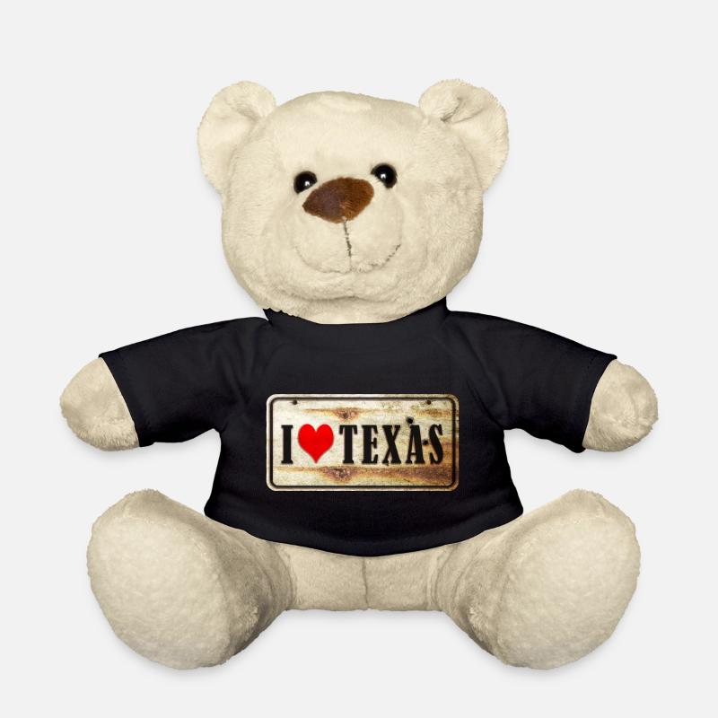 I love Texas - Teddy Bear - black