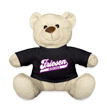 Friesen Mädchen | Farben änderbar - Teddy - Schwarz - Vorne