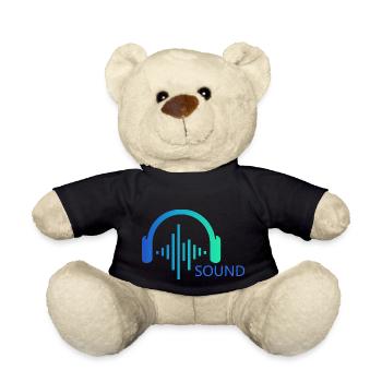 MUSIC SOUND - Teddy Bear - black - Front