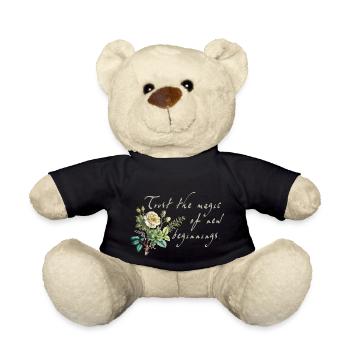New Beginnings - Teddy Bear - black - Front