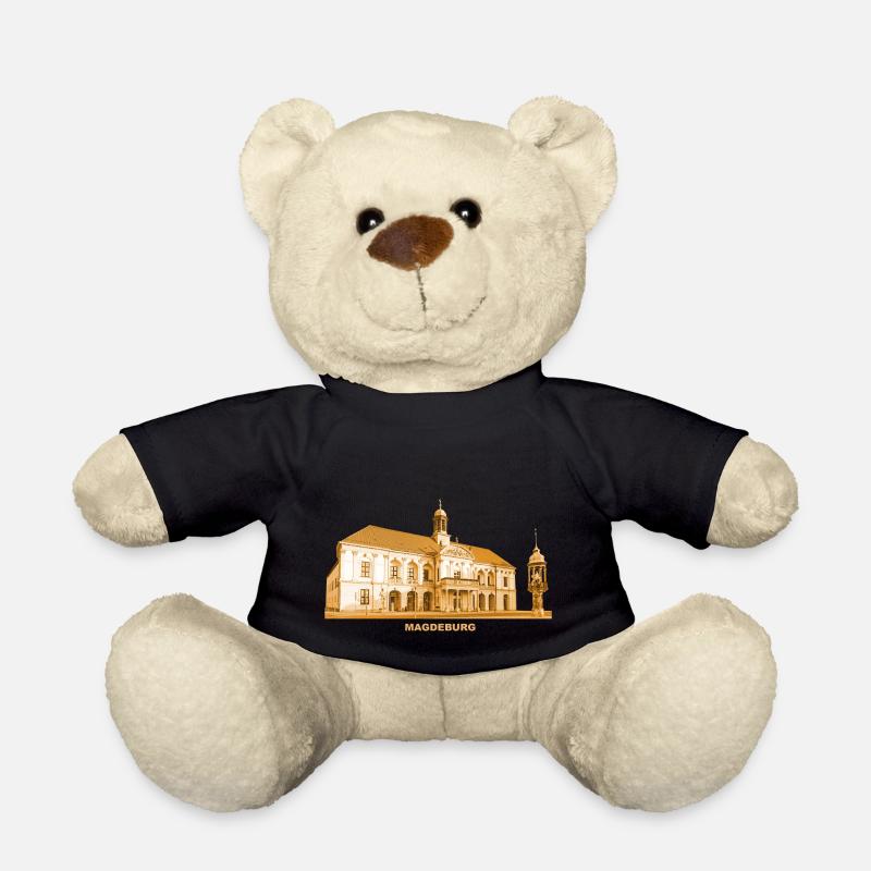 Magdeburg Altes Rathaus Sachsen-Anhalt - Teddy - Schwarz