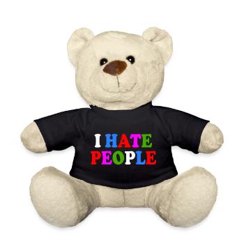 I hate people - Teddy - Schwarz - Vorne