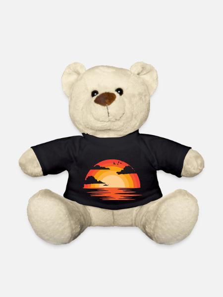 coucher du soleil - Nounours - noir