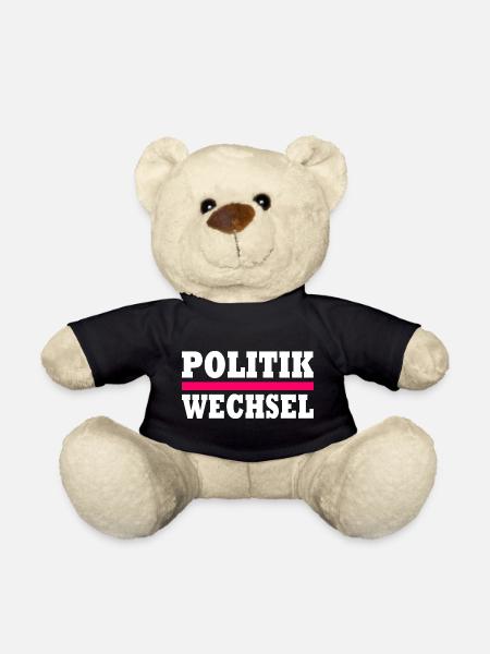 politikwechsel - Teddy - Schwarz