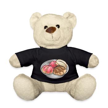 Concha Hispanic Mexikanisch Pan Dulce - Teddy - Schwarz - Vorne