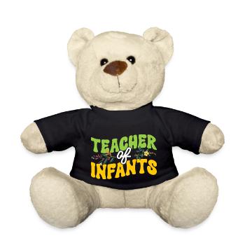 Kindergarten Teacher Daycare Center Educator - Teddy Bear - black - Front