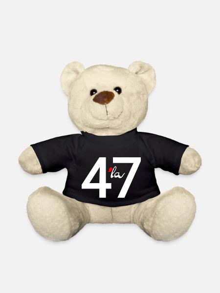 47 comma la - Teddy - Schwarz