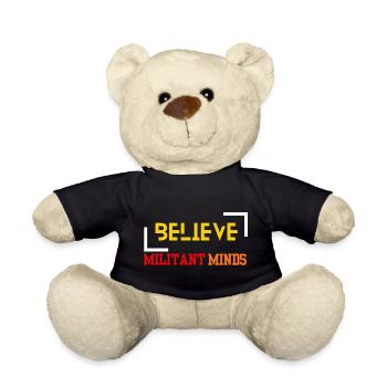 Croyez les esprits militants - Nounours - noir - Devant