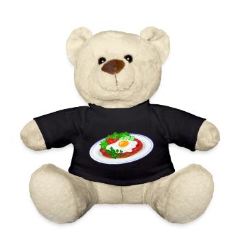 Traditionelles Englisches Frühstück - Teddy - Schwarz - Vorne