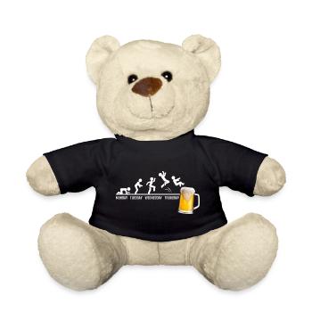 Sprung zum Bier an Wochentagen - Teddy - Schwarz - Vorne