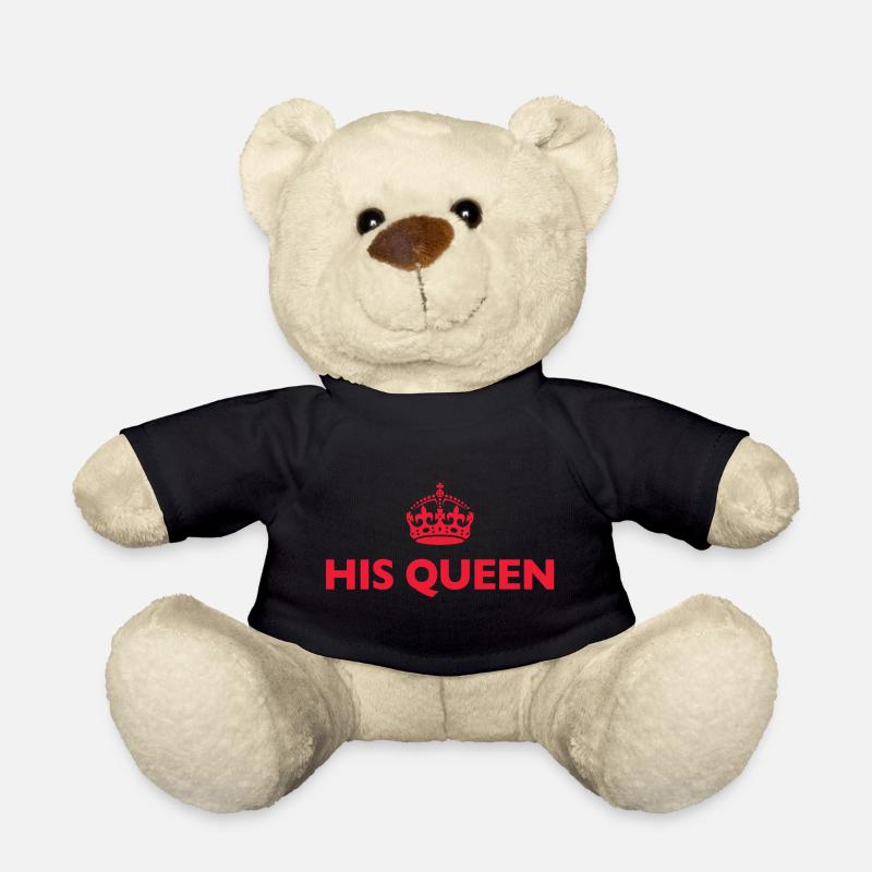 His Queen - Teddy Bear - black